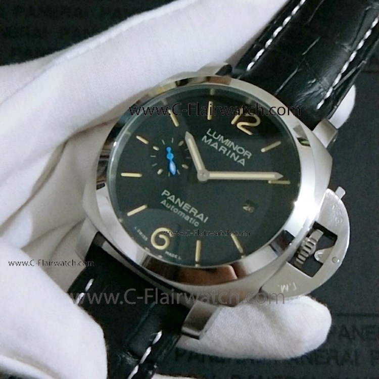 Copy Panerai Pam 1392 Luminor Marina Watch SS Brown Markers